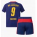 RB Leipzig Johan Bakayoko #9 Bortedraktsett Barn 2025-26 Korte ermer (+ Korte bukser)